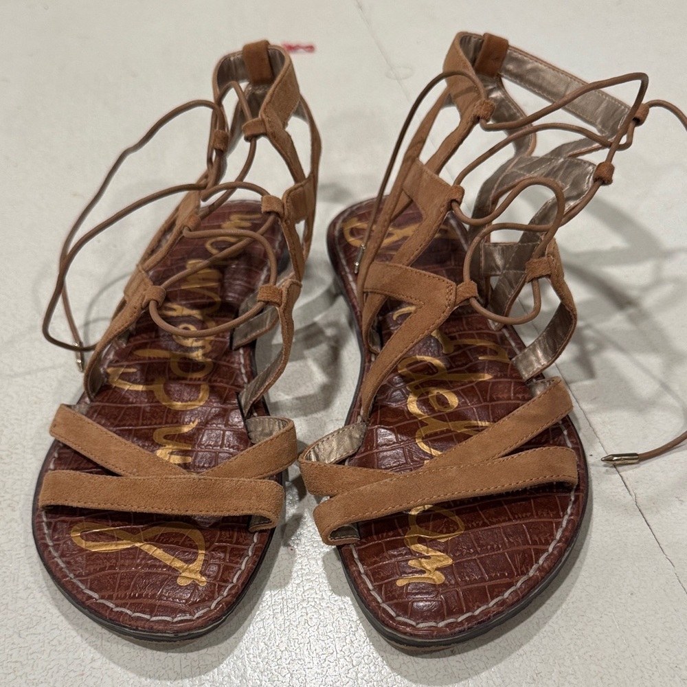 Sam Edelman Tan Gladiator Sandals